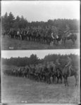Two unidentified groups of mounted rifles, 1912, p...