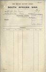 McNEILL, John Boyne - SA9467 - Army