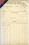 William Gibbons - New Zealand Army Ordnance Corps, No.697