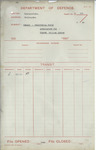 Medals - Territorial Force - Application for - William Andrew Fraser