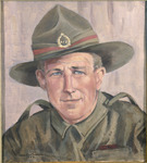 TITLE: Sergeant A.C. Hulme VC
ARTIST: Dr John Cameron Duncan
MEDIUM/SUPPORT: Oils on canvas 
DIMENSIONS: 368 x 334mm