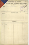 James Conley - Royal New Zealand Artillery, Company Sergeant-Major No.157 [formerly in the New Zealand Constabulary Force, No.2636]