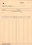 STRINGER, Trevor Etherdon - WW1 16128 - DPF [Duplicate Personnel File]