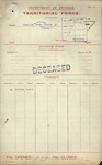 SINCLAIR, William Smith - WW1 3/446 - Army [Original Paper Personnel File]