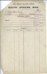 HUNTER, William Henry - SA5664 - Army