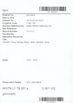 TALBOT, Percy George Alfred - WW1 10/2832 - Army