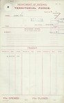 Territorial Force - Thomas Henry Watson - 2nd Lieutenant, 3rd (Auckland) Regiment [WWI 12/2605 - Army]