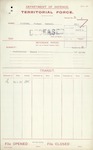 Territorial Force - Michael Bernard O'Connor [WWI 18582 - Army]