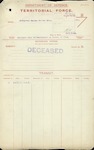 Territorial Force - George Warren Shaw Patterson - Colonel, Commander Coast Defences, Auckland District/New Zealand Garrison Artillery  [WWI 15/207 - Army]