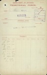 Territorial Force - Henry Francis Skey - Major, Retired List/17th (Ruahine) Regiment