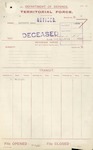 Territorial Force - James Patterson - 2nd Lieutenant, Unattached List (B)