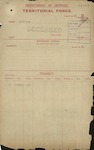 Territorial Force - John Grant - Major, Retired List