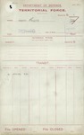 Territorial Force - John Joseph Cummins - Warrant Officer/Bandmaster, 11th Regiment (Taranaki Rifles)
