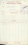 Territorial Force - William Harold Lambert - Captain, New Zealand Forces Motor Service Corps