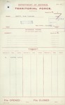 Territorial Force - Frank Forrester Adamson - 2nd Lieutenant, Unattached List (B) [WWI 8/1390a - Army]