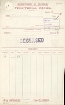 Territorial Force - William Henry Moore - 2nd Lieutenant, Unattached List (B) [WWI 10/2454 - Army]