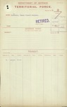 Territorial Force - The Reverend Thomas Richard Benjamin Woolloxall [For appointment as a Chaplain in the New Zealand Chaplains Department]