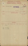 Territorial Force - Herbert Henry Cook - Lieutenant, Reserve of Officers, 1st Mounted Rifles (Canterbury Yeomanry Cavalry)