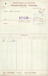 Territorial Force - John Howe Calt - 2nd Lieutenant, 7th (Southland) Mounted Rifles