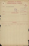 Territorial Force - William Alexander Mason - 2nd Lieutenant, Reserve of Officers/Unattached List [WWI 11/337 - Army]