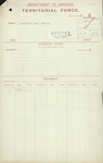 Territorial Force - Henry Ainslie Parkinson - Captain, Retired List/9th Regiment (Wellington East Coast Rifles)