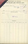 Thomas Oliver Livingston - New Zealand Army Ordnance Corps (Temporary), TES No.272
