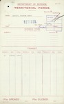Territorial Force - Roderick Andrew McKenzie - Lieutenant, New Zealand Forces Motor Service Corps