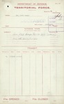 Territorial Force - Keith George Dee - Lieutenant, Unattached List (B)
