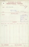 Territorial Force - William Mason Bayly - Lieutenant, New Zealand Forces Motor Service Corps, Motor-car Section