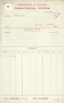 Territorial Force - George Gould - Lieutenant, New Zealand Forces Motor Service Corps