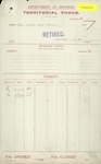 AMOS, William Henry Neville, CADET N/N, TF N/N - Army