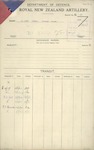 George James Gould - Royal New Zealand Artillery, No.1447
