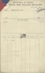 Robert Clark Johnston - Royal New Zealand Artillery