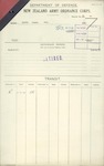 James Hayes - New Zealand Army Ordnance Corps, TES No.474
