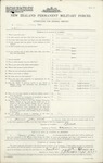 Thomas John Ward - New Zealand Permanent Forces, No.1565