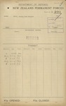 Phillip John Douglas Davis - New Zealand Permanent Forces, No.1034