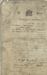 25 August 1887 - Major Messenger, Wellington - 3rd Class Gunner Frederick Jackson Keddell applies for transfer to No.1 Battery