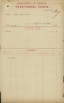 Territorial Force - Edmund Robert Guthrie - Lieutenant, 1st (Canterbury) Regiment