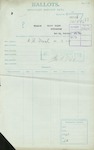 Ballots (Military Service Act) - William Henry Ellis, Surfaceman - Box 93, Fairlie [WWI 85678 - Army] [Coversheet only]