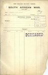 JOHNSTON, William Aitken - SA5925 - Army