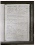Title
Historical Northland - Waimate North

Publicity Caption
Page 1 of the first Register of New Zealand Marriage Records which dates back to 1823 - the first marriage to be solemnized being between an officer of the whaling ship "Asp" and a Maori girl, Maria Dinga. This Register the parishioners of the little church at Waimate are proud to possess and preserve.

Photographer
K.V. Bigwood