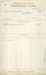 Territorial Force - William Hudson Scoon - Lieutenant, Retired List/Unattached List (B) [WWI 10/4031 - Army]