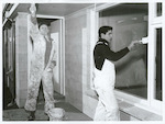 Title
Maoris - Industry

Publicity Caption
Mr. Pari Hunt of Ahititi, Taranaki, on the right, who is a second year painting apprentice, and on the left, Mr. John Marlowe, a Pakeha first year apprentice from Christchurch.

Photographer
Mr. Anderson.