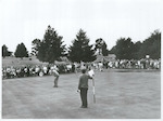 Title:
Sports - Golf

Publicity Caption:
Golf at Rotorua, Charles v Nagle

Photographer:
D Nicholson