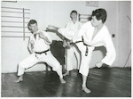 Title:
Karate

Publicity Caption:
Mr George Ellis of Manihiki of the Cook Islands is a graduate of Victoria University of Wellington with the degree of Bachelor of Commerce. He works for the Treasury of the Cook Islands Government. But in March 1968 he was graded Black Belt Karate 1st Dan, by Mr John Jarvis of Wellington who himself is a Black Belt, Dan 3.

Photographer:
Mr Silcock
