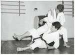 Title:
Karate

Publicity Caption:
George Ellis with John Jarvis showing Jiyu Kumite on free fighting

Photographer:
Mr Silcock