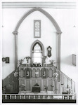 Title:
Pacific Islands - Cook Island - Rarotonga - Religion

Publicity Caption:
Inside the Cook Islands Christian Church at the township of Avarua, Rarotonga.

Photographer:
W. Cleal