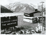 Title:
Canterbury - Hermitage, Mt. Cook

Publicity Caption:
Mount Cook Coverage
Glencoe Motor Inn, Mount Cook.

Photographer:
R. Anderson