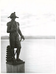 Title:
Auckland Province - Gisborne 

Publicity Caption:
Memorial Statue of Captain James Cook at sunset, Kaiti Hill, Gisborne 

Photographer:
R Coad