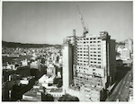 Title:
Building

Publicity Caption:
James Cook Hotel, showing the Terrace, Wellington

Photographer:
W. Neill